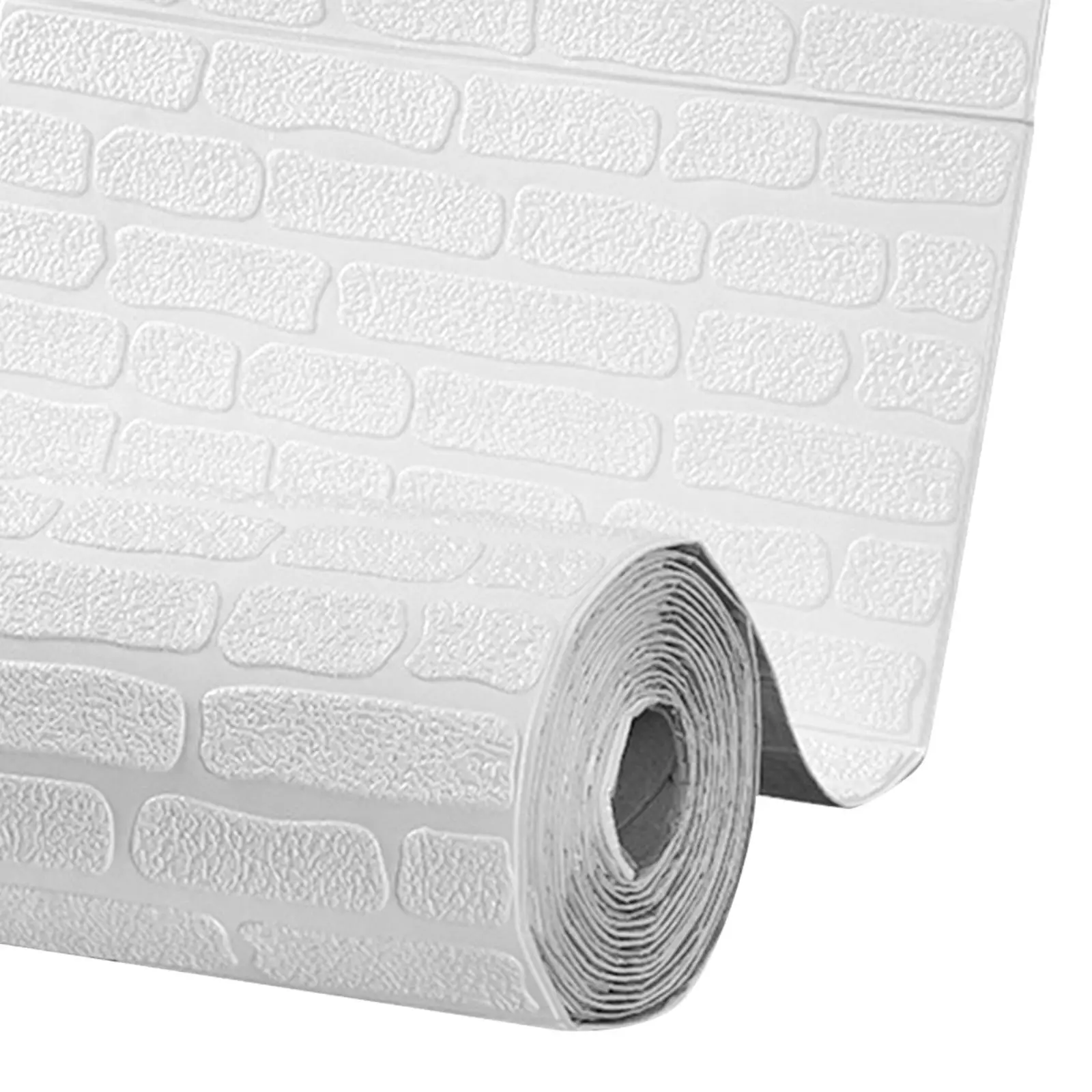 Waterproof Faux Brick Panel Self-adhesive 3D Wall Sticker for Home Interior Decoration and Room Makeover