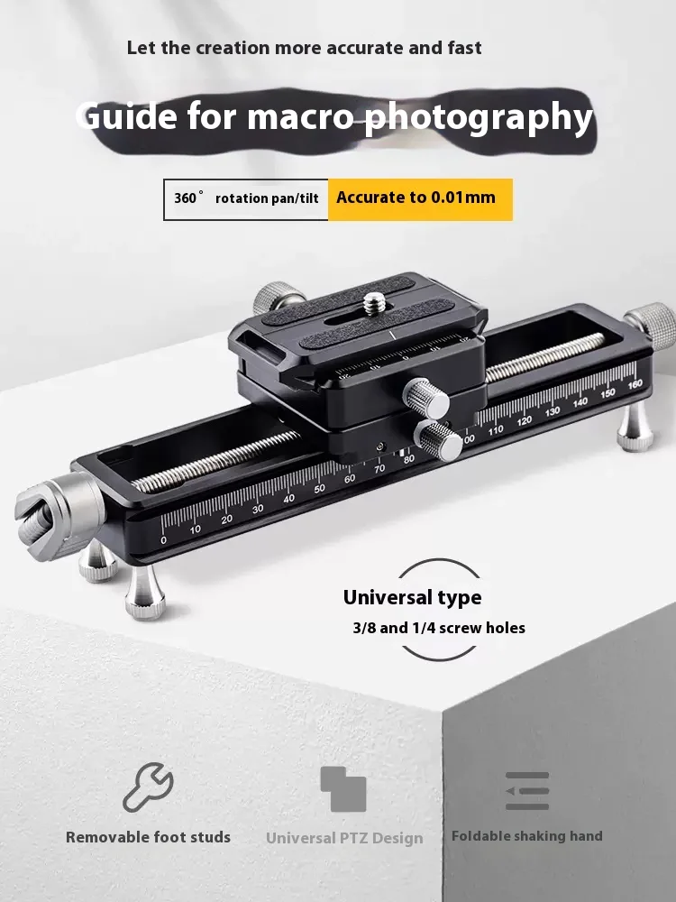 NISI NM-200S Macro Focusing Rail Close-Up and Macro Photography New Upgrade