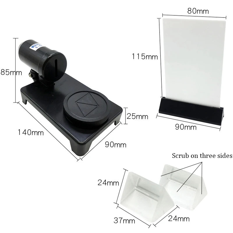 White Light Dispersion And Synthesis Demonstrator Experiment of Prism Teaching Equipment for Parallel Light Source in Rico-optic