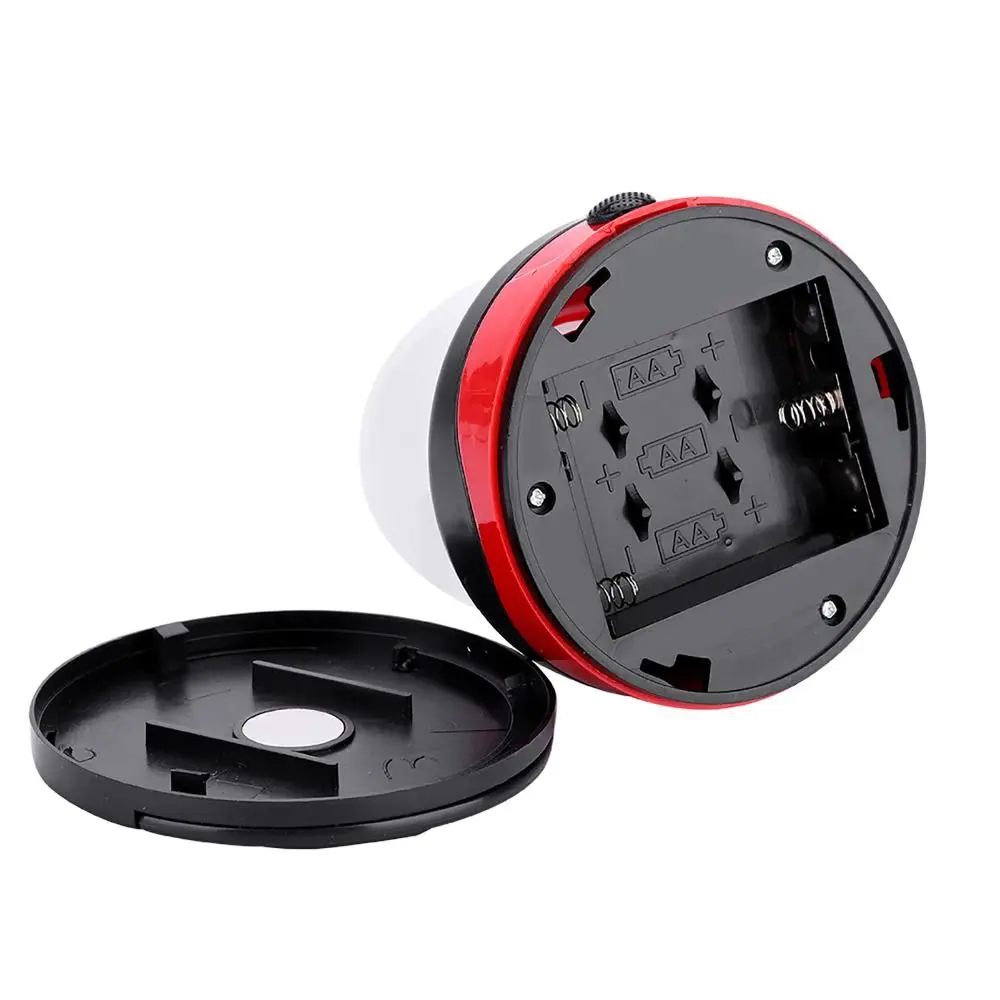 Durable Portable LED Flashlight Tent Light Mini Round Battery-Powered Camping Light Outdoor Camping Light Mountaineering