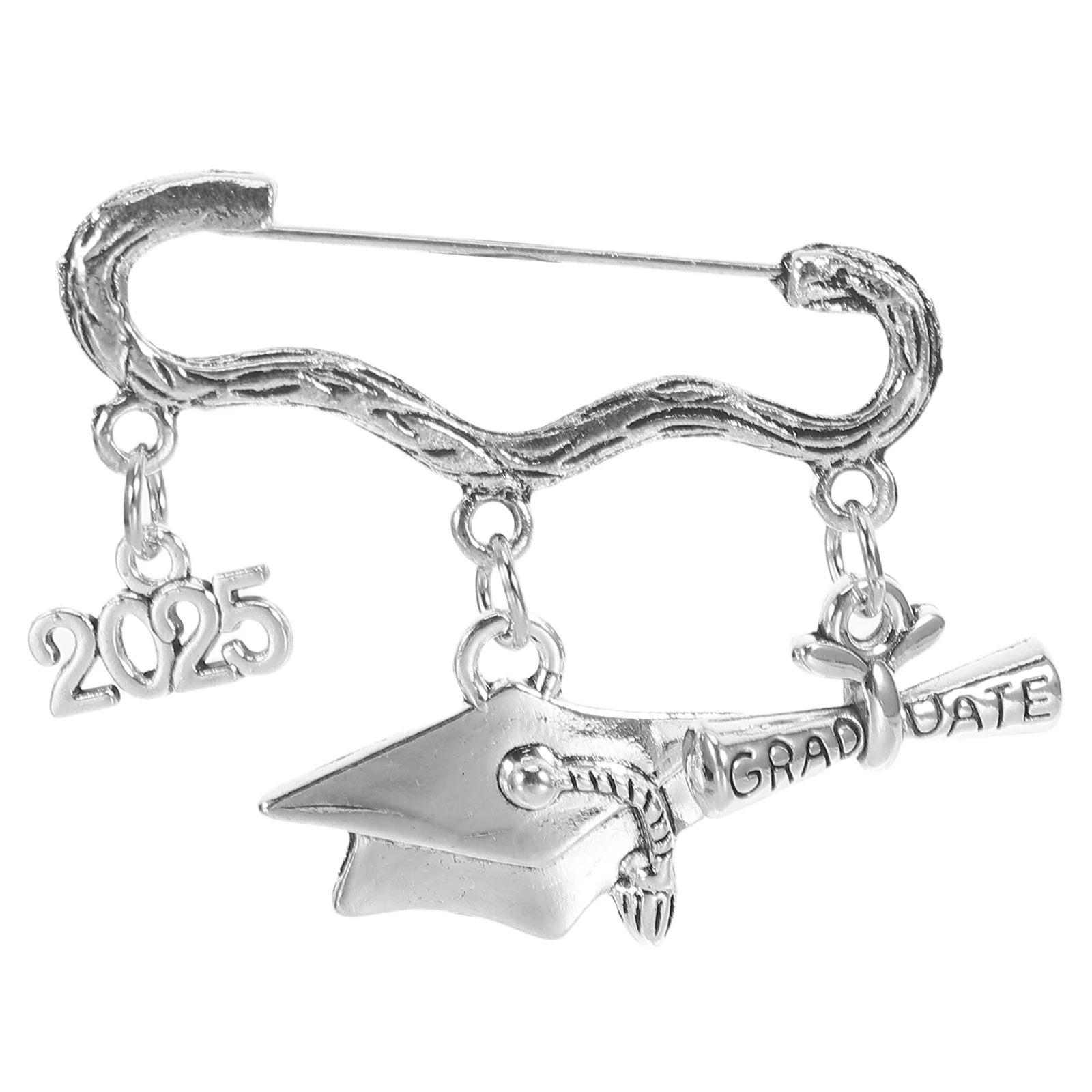 

Graduation Commemorative Brooch Cap Charms Hat Graduate Zinc Alloy Cartoon Button Apparel
