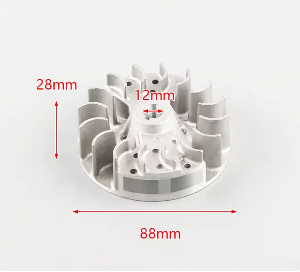 1E32F 1E34F Flywheel for BC260 CG260 G26 26CC 1E32F 1E34F engines Grass Trimmer Brush Cuttesr tea plucking machine Fly wheel