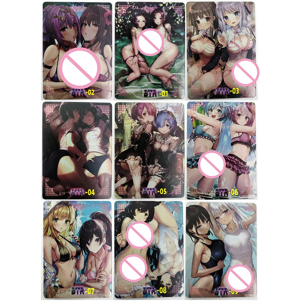 Anime Goddess Story Xiliu Xiliu BTR BLR SP XP Ayanami Rei Power Premium Flash Card Boy Games Toy Birthday Gifts Collectible Card