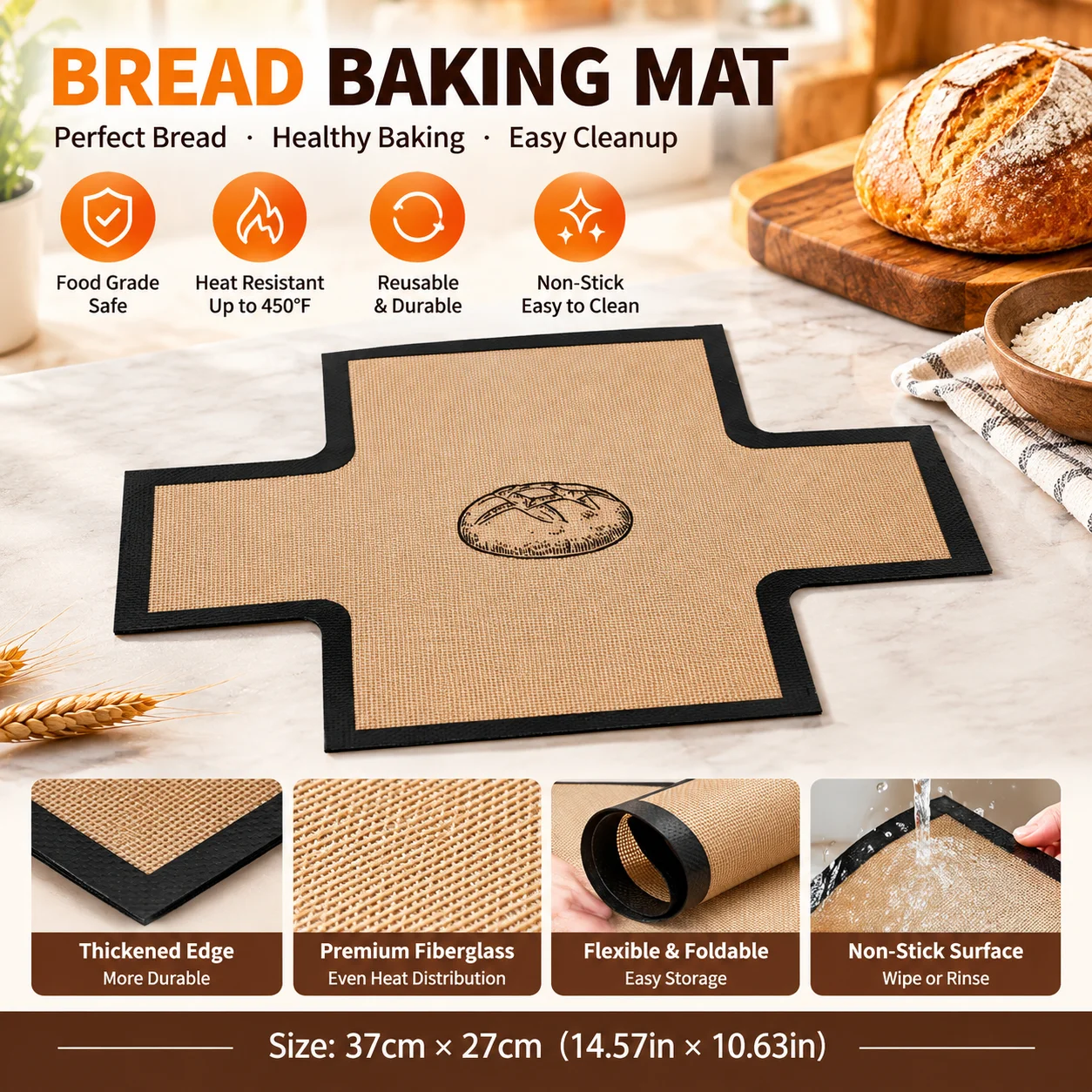 Lebensmittelechte Silikon-Back – Kitchen Grade Baking Sheet Bewertung und Preis