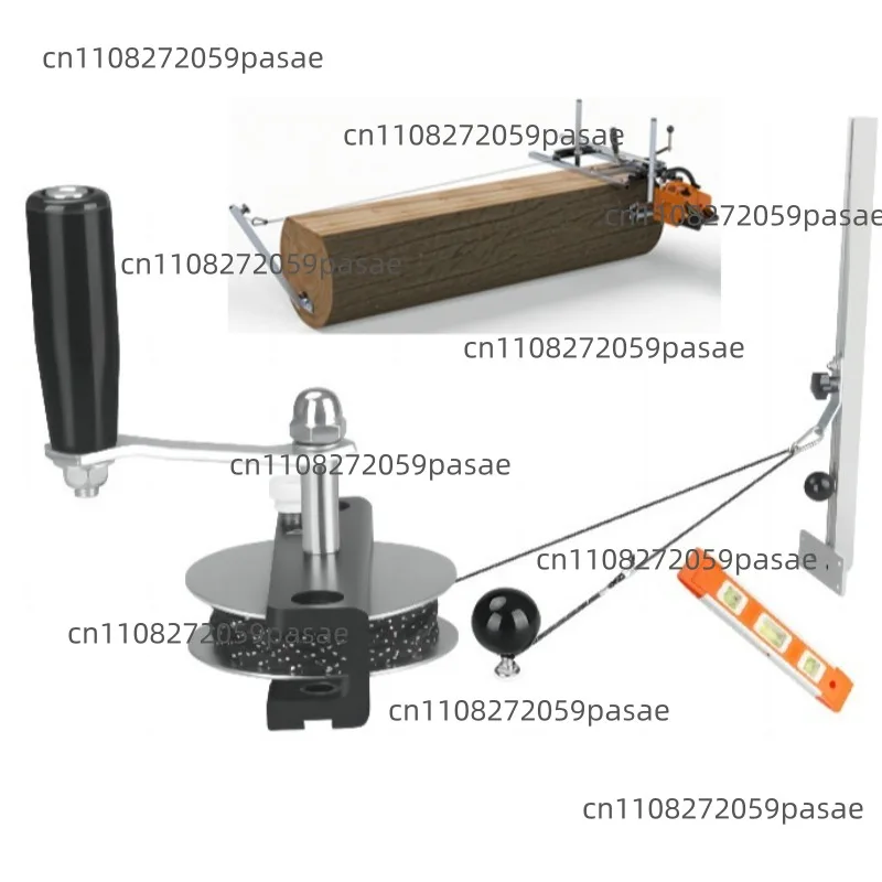 Chainsaw Auxiliary Wheel Board Opener Winch Frame Lumber Cutting Board Opening Tool