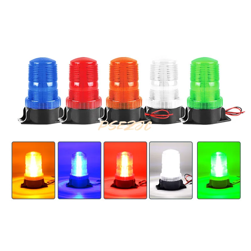 9-90V Applicable Forklift LED Warning School Bus Engineering Vehicle Signal Light Onboard Flashing Light