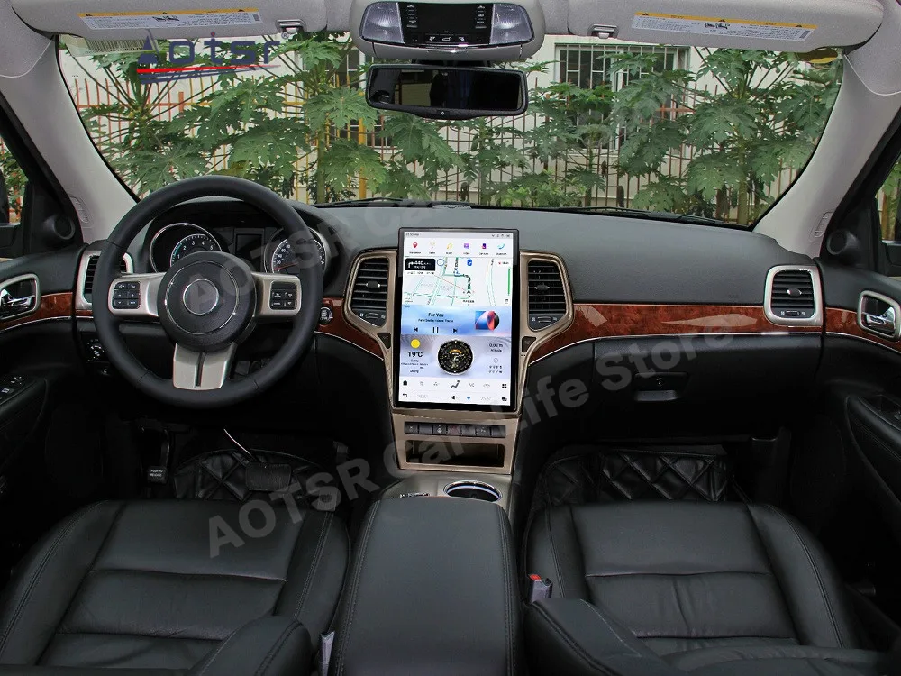 For Jeep Grand Cherokee 2011~2013With Wireless charging Qualcomm Multimedia Stereo Android  GPS Navigation Car Radio Head Unit