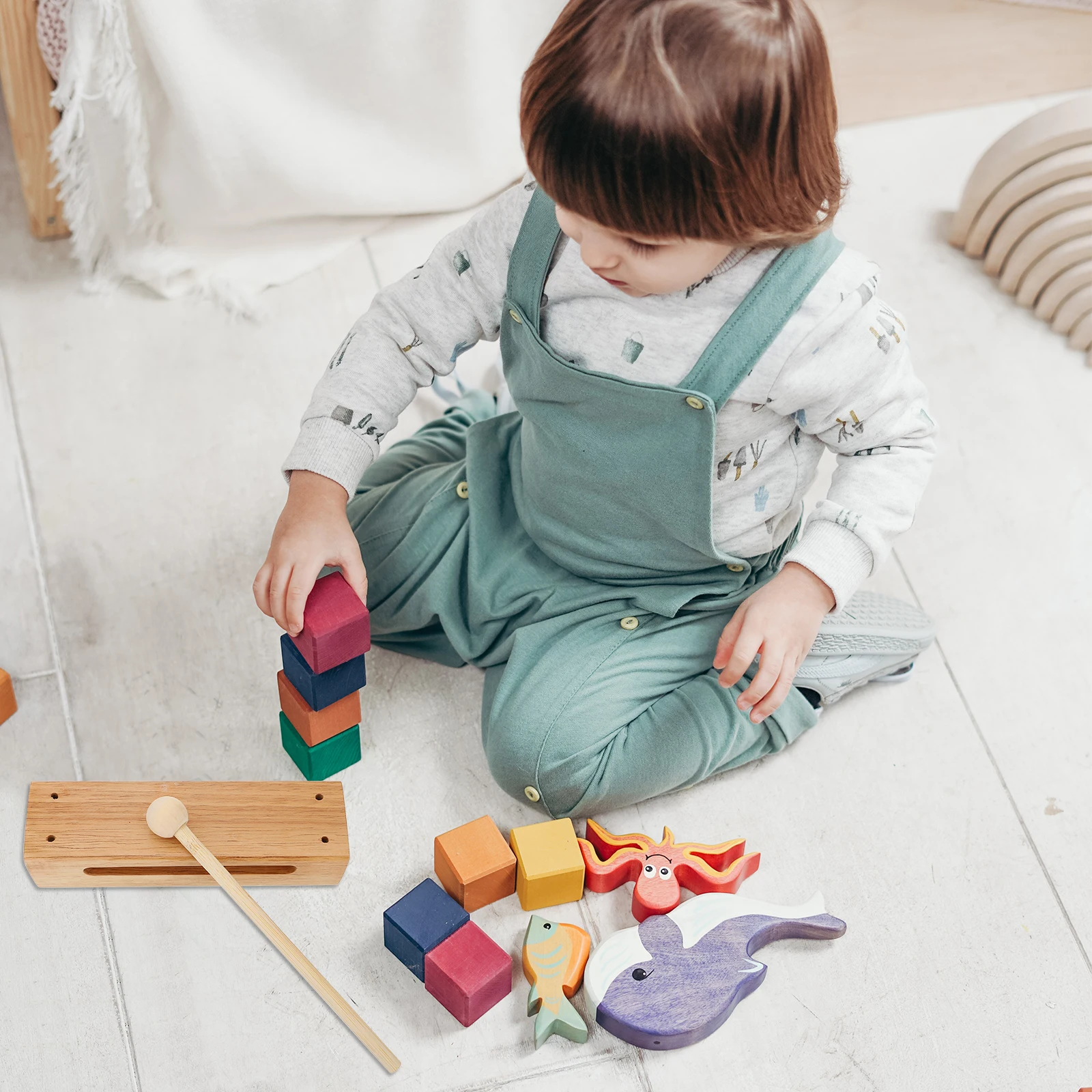 

's Percussion Instrument Instruments s Musical Infant Wood Block Classroom