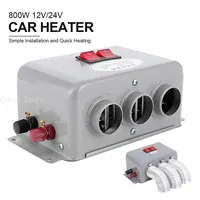 12V/24V 800W Car Heater Electric Cooling Heating Fan Electric Dryer Windshield Defogging Demister Defroster for RVs Trucks Boat