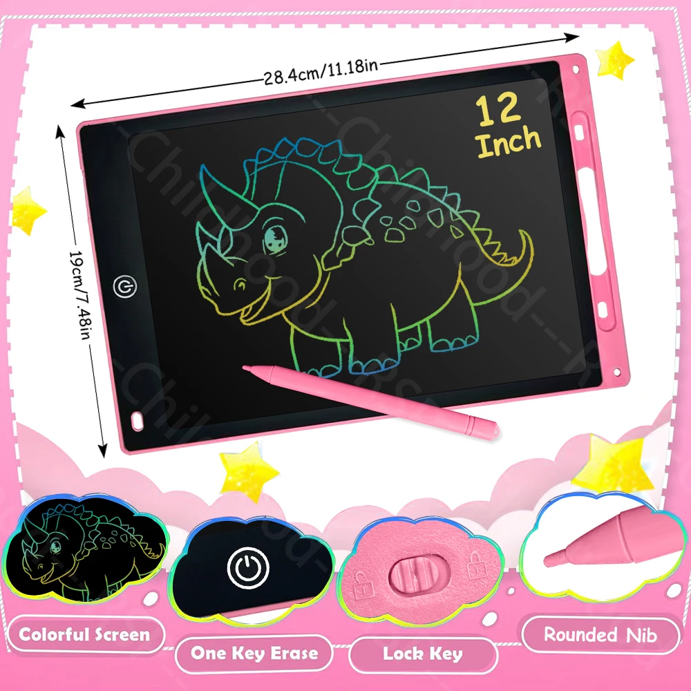 6.5/8.5/10/12 Inch LCD Schrijven Tablet Elektronische Tekentafel Doodle Schetsblok Handschrift Pad Speelgoed voor kinderen Verjaardagscadeautjes