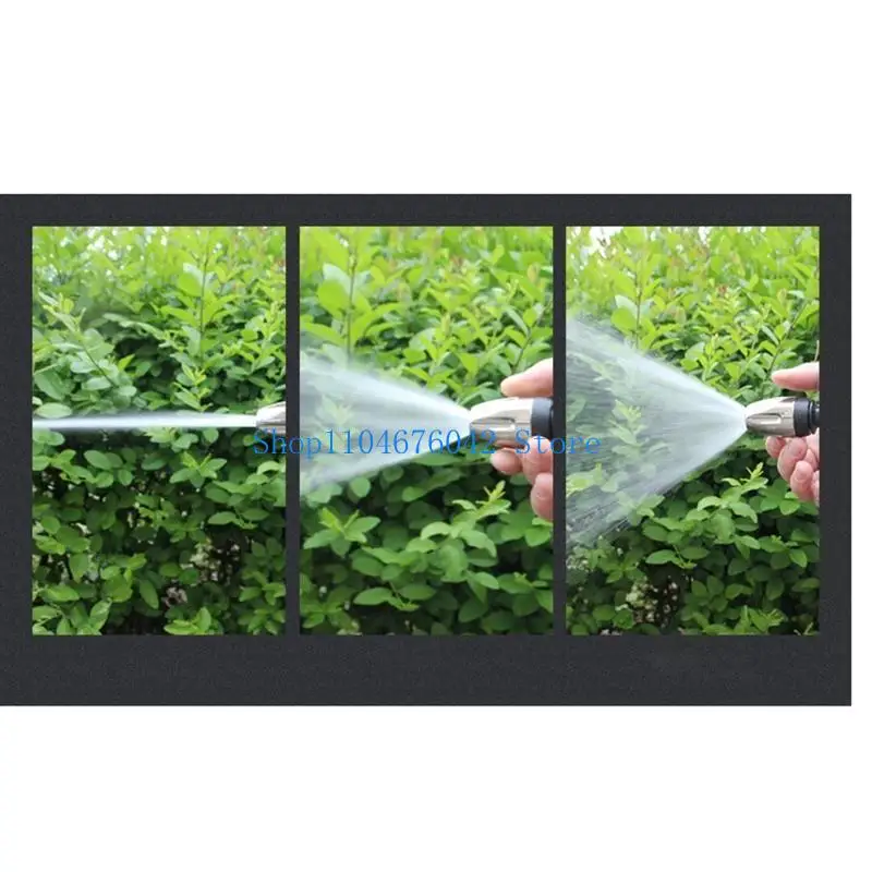 652F Wear-resistant Large Volume Brass Nozzle Garden Hose Pipe Lawn for Car/Motorcycle Washing/Garden Watering