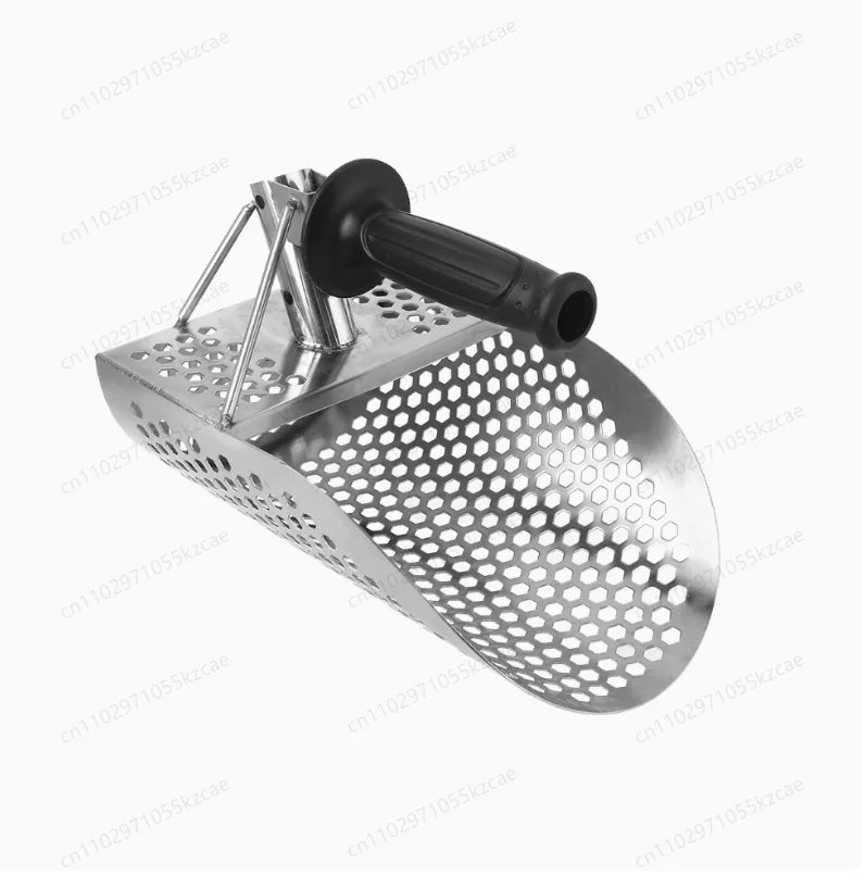 

Beach Sand Scoop Spade Metal Detector Sand Scoops Treasure Detecting Metal Detector Hunting Stainless Steel Tool Hex