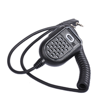 Mini PTT Mic Shoulder Speaker Microphone For BAOFENG UV-5R 10R 13 16 17 18 21 Pro BF-888s T20 F22 KENWOOD TK-3107 Walkie Talkie