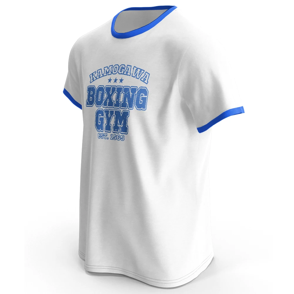 Men's Boxing Gym T-Shirt 100% Cotton Vintage Print Sport Tees for Men Summer Tops Sportwear