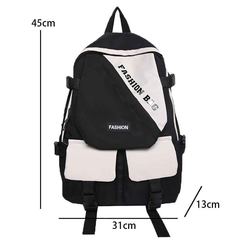 New Waterproof Nylon Women Backpack Female Travel Bag Backpacks Schoolbag for Teenage Girls Solid Color Bookbag Mochila Bookbag