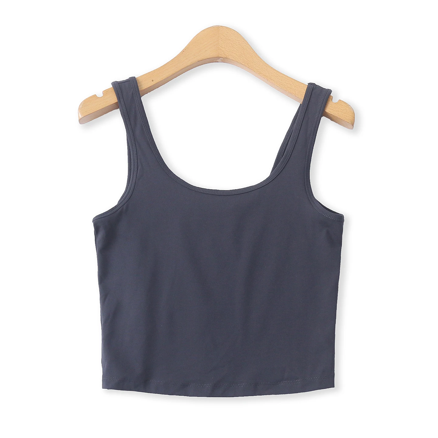 Slim Fit Tank Top Women's Summer New Style Pure Color Base Layer Short Sleeveless Vest Empire Waist Design Casual Fashion