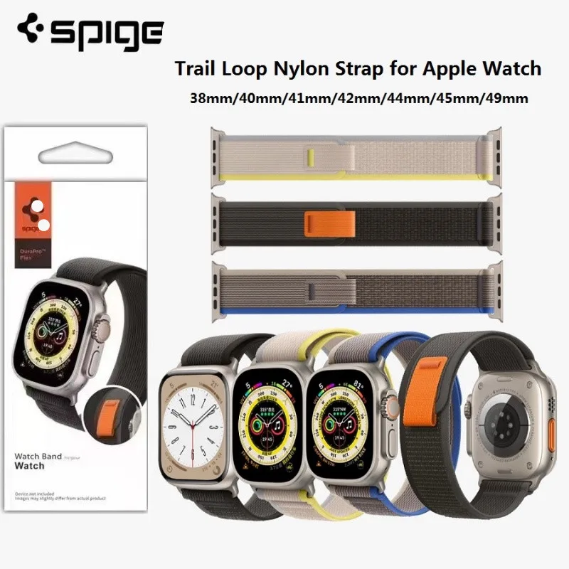 Đường Mòn Vòng Dây Đeo Nylon Dành Cho Đồng Hồ Apple Cực 49Mm SE Series 8/7/6/5(45Mm 41Mm 44Mm 40Mm 38Mm 42Mm) thoáng Khí Ban Nhạc Dành Cho IWatch