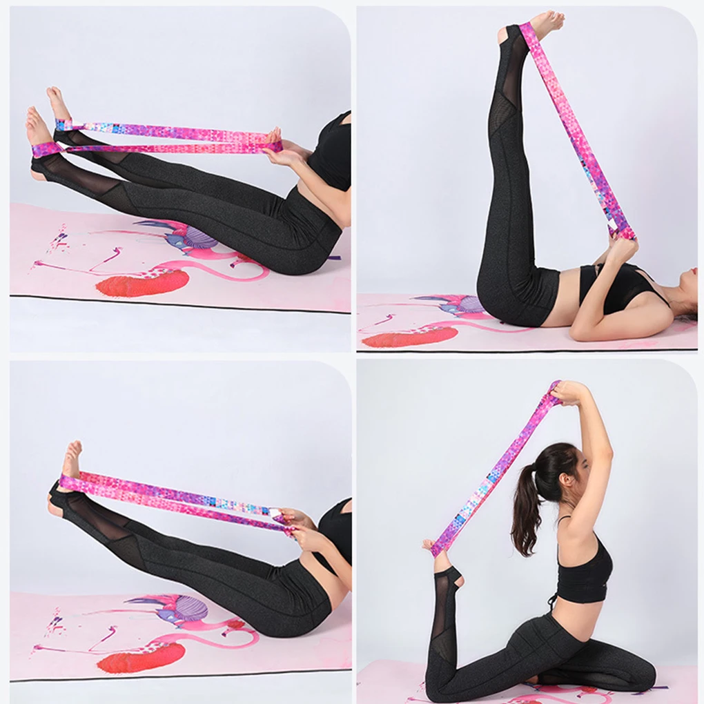 Yoga Mat Carrying Comfortable Strap Stretch Belt Adjustable Sling Shoulder