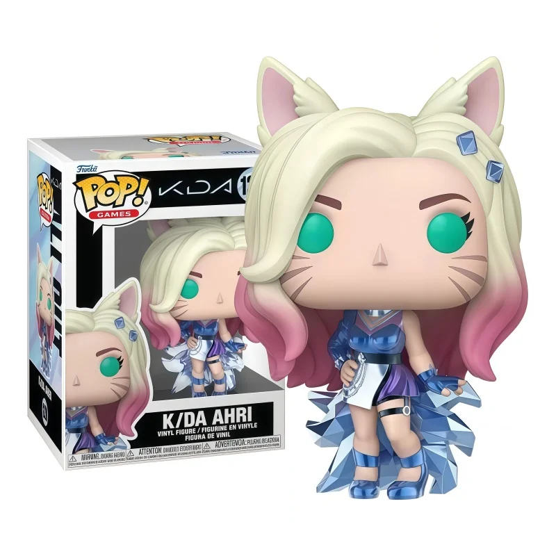 Licensed Funko POP LOL KDA Ahri Akali Kai'Sa Vinyl Collectible Birthday Souvenir Holiday Shelf Desktop Room Display Decor Gift - view 2