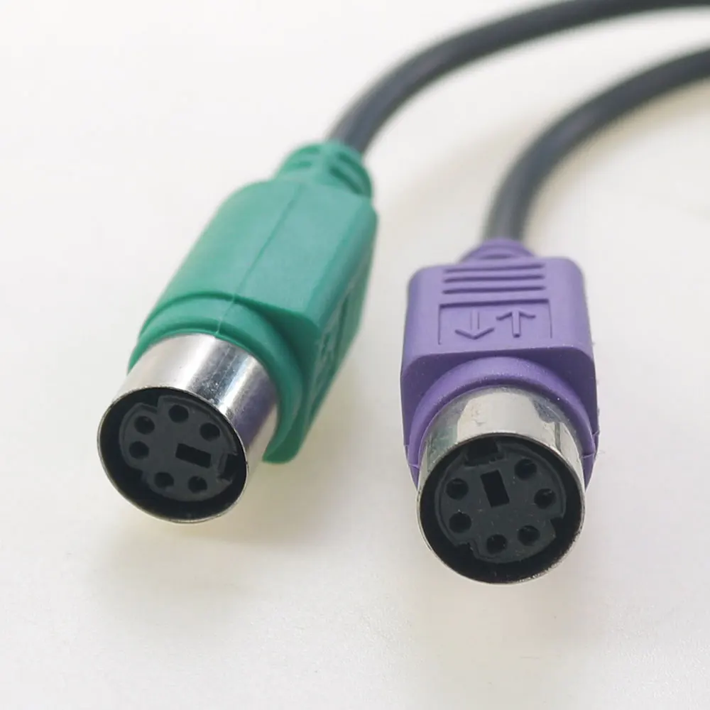 كابل تحويل USB إلى PS2 للماوس ، كابل تحويل لوحة المفاتيح ، مفتاح KVm ، مسدس مسح PS2 إلى USB ، كابل تحويل ثنائي الاتجاه