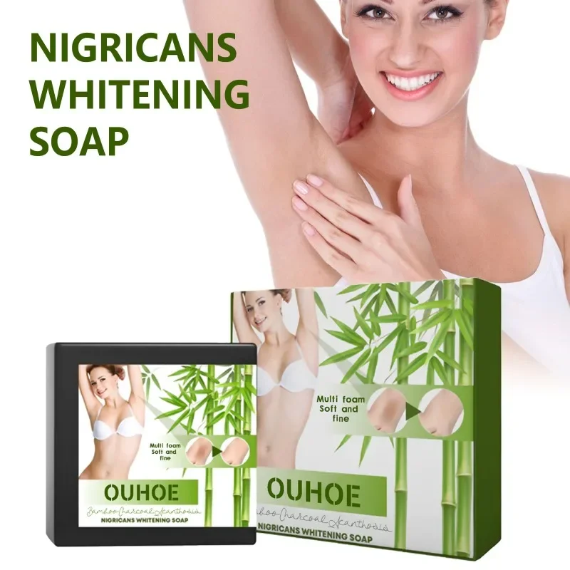 

Acanthus nigricans Whitening Soap Elbow Armpit Joints Brighten Skin Knee Underarm Inner Thigh Anti-Melanin Dark spot Body Clean