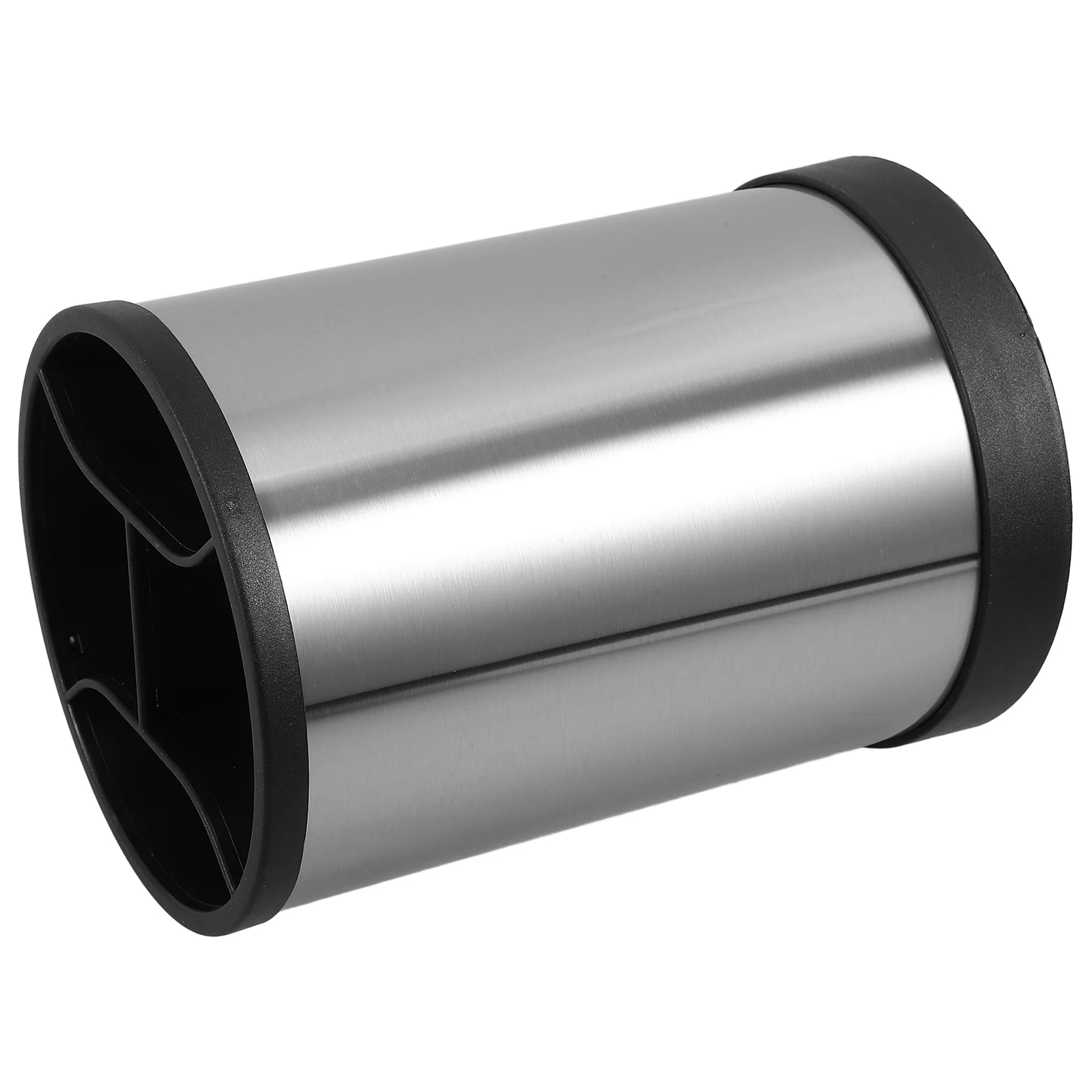 

Cutlery Holder Stainless Steel Rotating Utensil Organizer Removable Divider Kitchen Storage Container For Fork Spoon