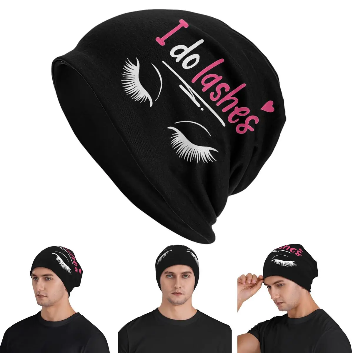 

Ресницы, ресницы, косметика, шапочки Skullies, шапки, теплая осенне-зимняя уличная шапка, вязаные шапки для мужчин, женщин, взрослых