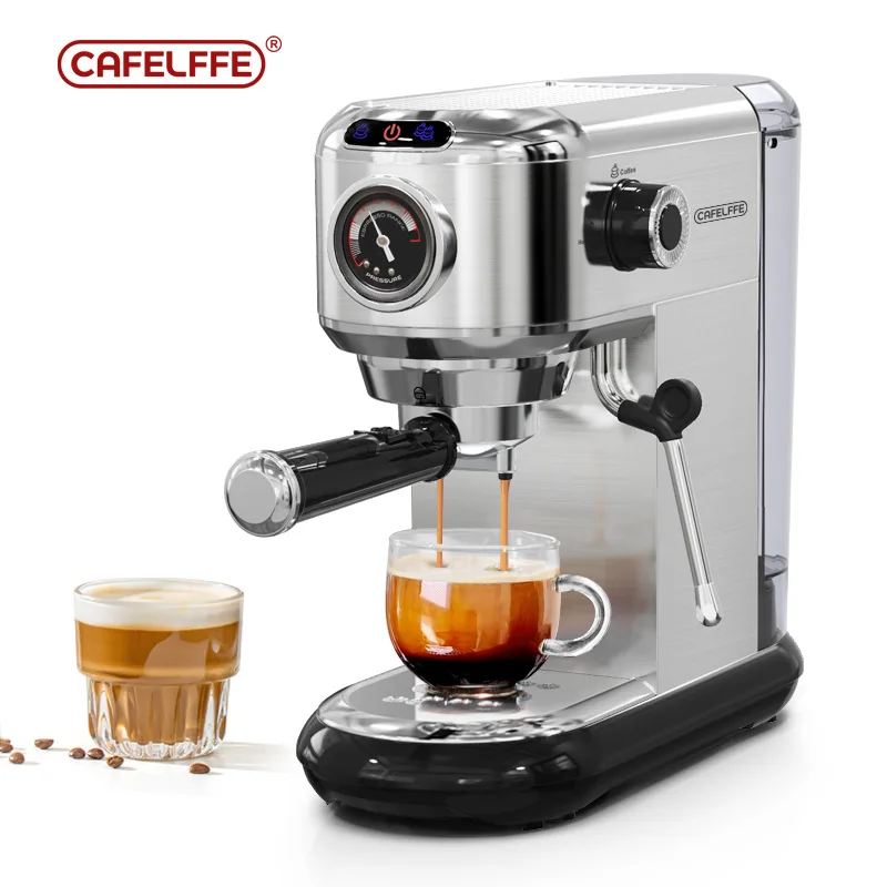 Máquina De Café Espresso Semiautomática, bomba De Espuma Doméstica