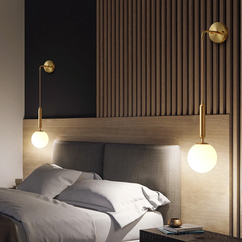 Imagem -05 - Modern Led Nordic Hanging Wall Lamp Lâmpada de Cabeceira Corredor e Loft Espelho do Banheiro Luminária Luz do Banheiro