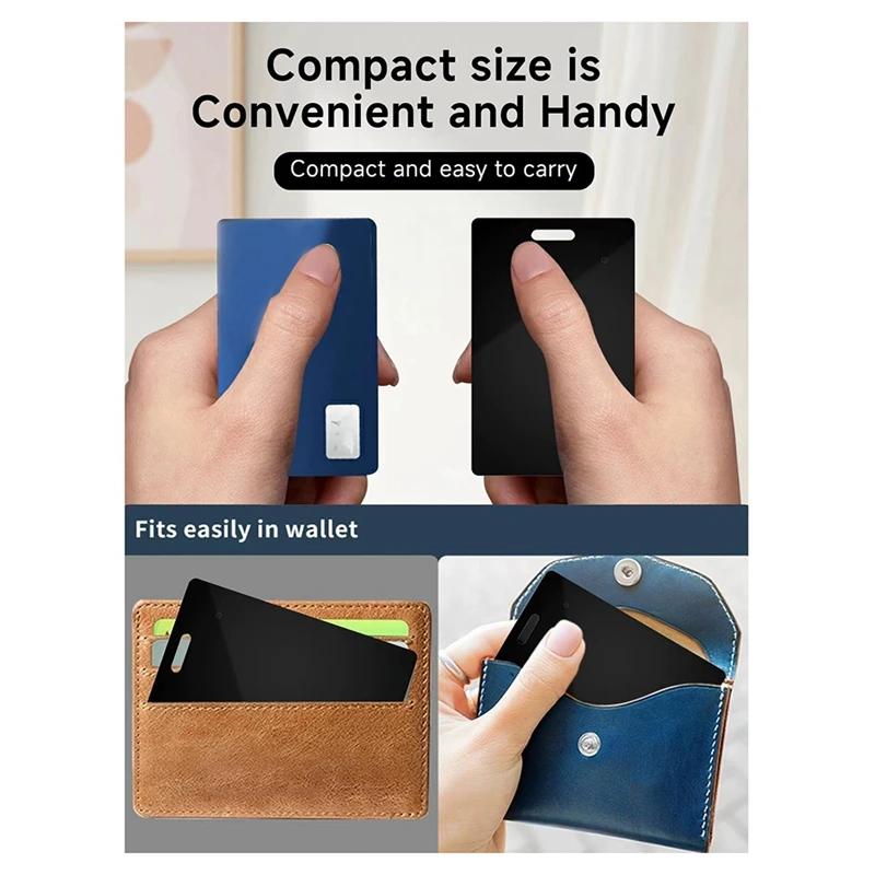 Smart Wallet Track Card Location Tracking Device Wireless Charging Wallet Phone Finder For Find My Item Tracker Tag