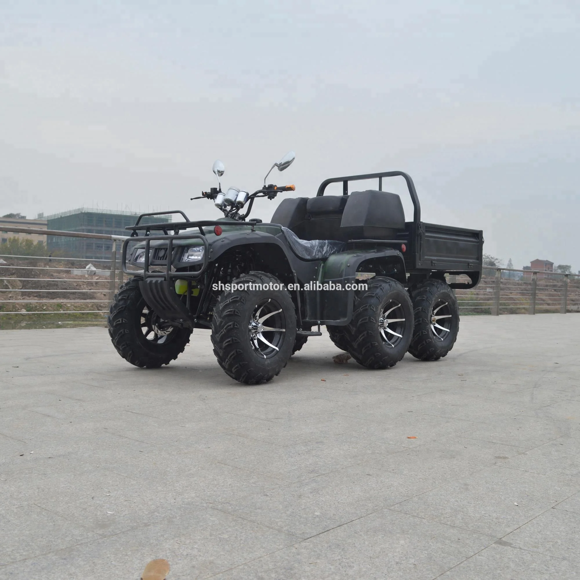 2024 Best Powerful 250CC Water Cooled Shaft Drive ATV Farm Utility with Big Trailer