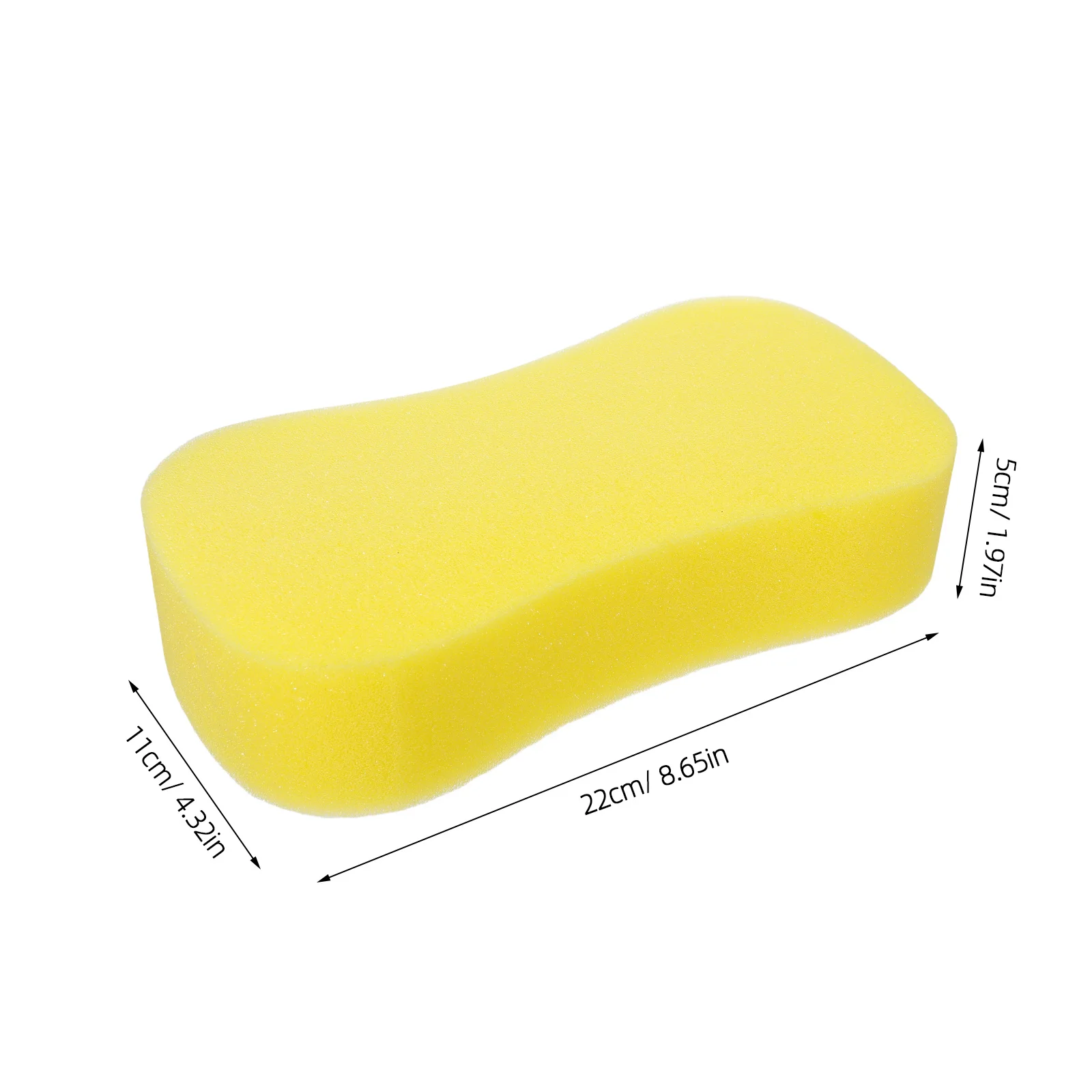 Éponge d'absorption d'eau haute densité 22x11x5cm, 5 pièces, éponge de nettoyage de voiture pour laver les détails automobiles, verre de pare-brise de bateau et de camping-car
