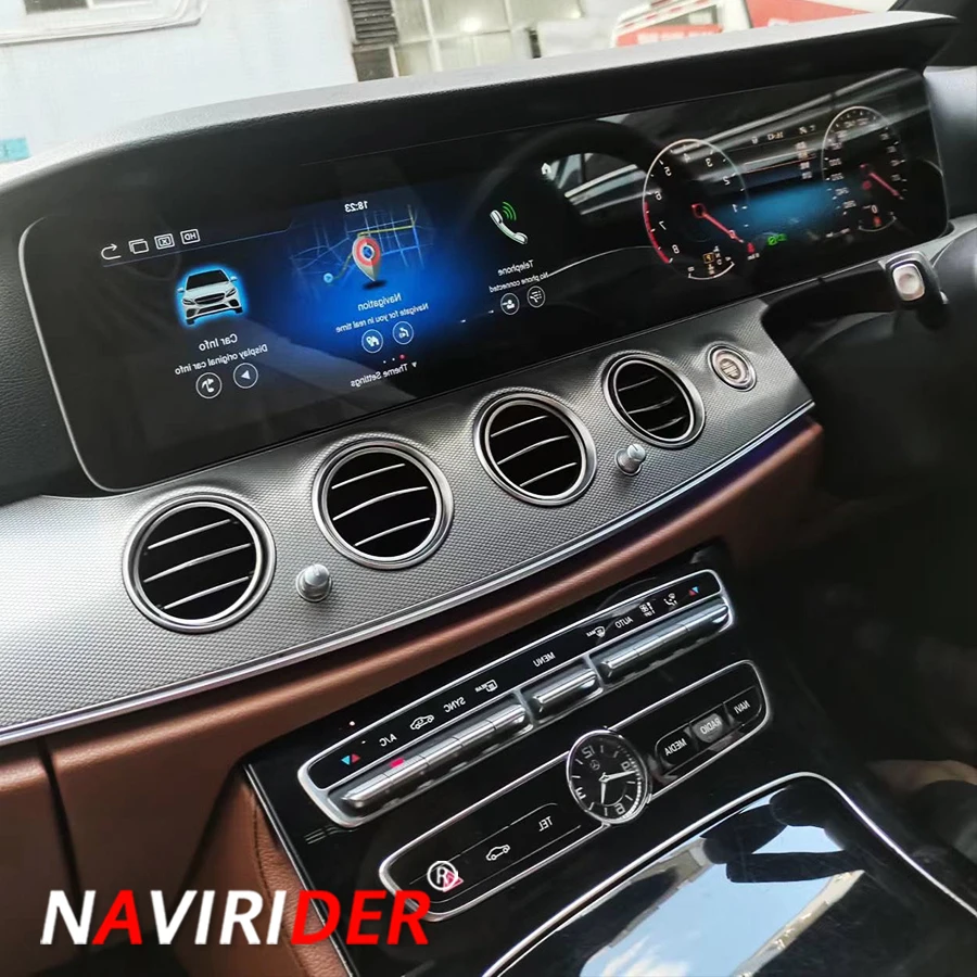 

NAVIRIDER Android 14 Auto Radio CarPlay Touch Screen For RHD Benz E Class W213 2016-2019 Car Stereo Player Navigation 4G WIFI