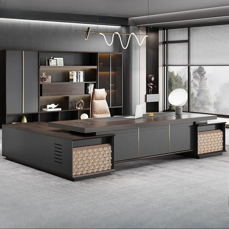 Height Computer standing Room desks chair Gaming organizers corner Office table Desktop modern schreibtisch luxury Furniture