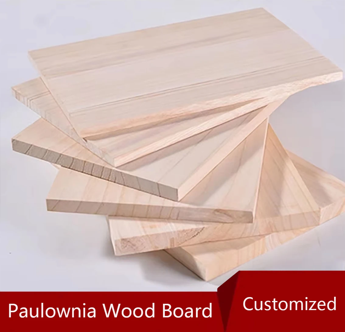 

Индивидуальная деревянная доска из павловнии 80x140x270x25 мм, толщина 25 мм, цельный деревянный лист, материал для DIY-моделей и аксессуары