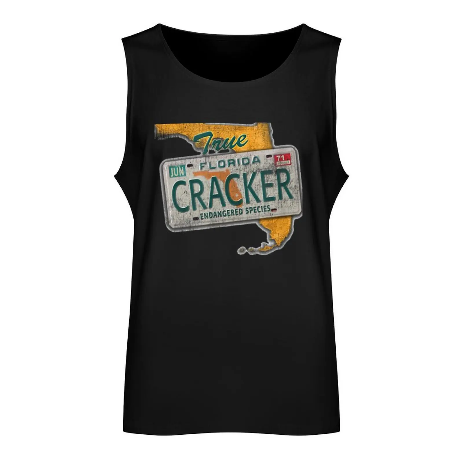 Florida Cracker Endangered Species Florida Native Tank Top sleeveless man shirts Man summer clothes T-shirt for fitness