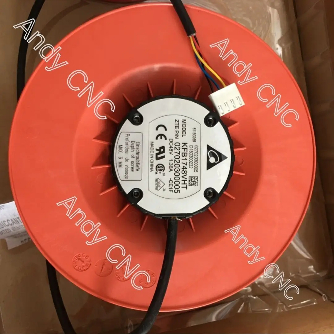 

brand new KFB1748VHT 48V 1.36A inverter industrial control centrifugal turbine cooling fan Fast Shipping