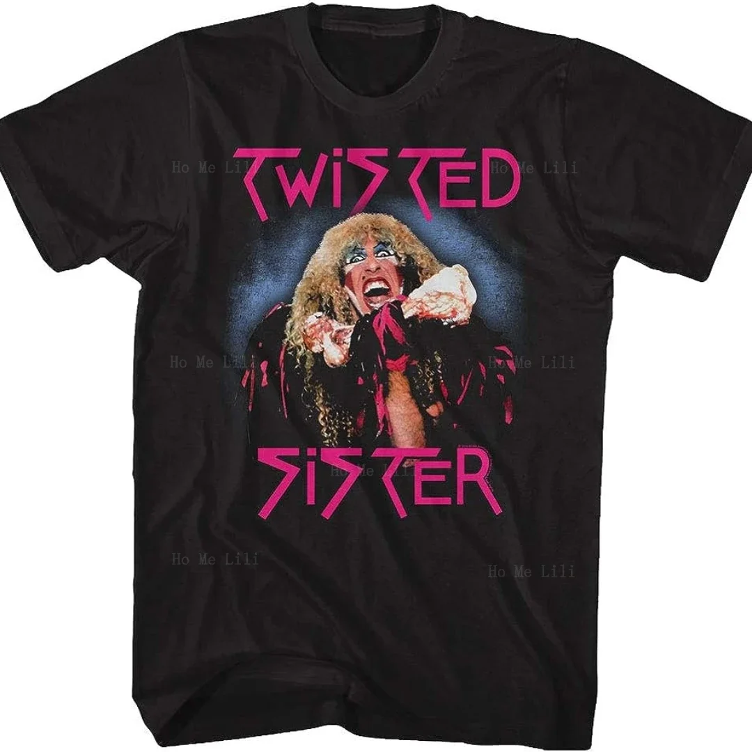 Футболка для взрослых American Classics Twisted Sister Heavy Metal Band Twisted Dee Snider
