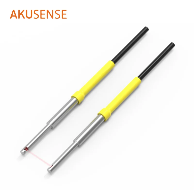 Diffuse Reflection Proximity Sensor With Groundbreaking Hot Melt Leveling Technology Fiber Optic Component For Object Sensing