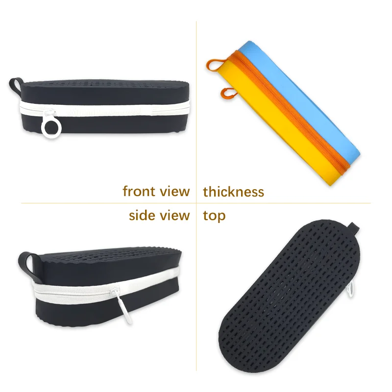 Swim Goggle Case For Swimming Goggles, Silicone Protective Cases with Drain Hole for Goggles Large Capacity