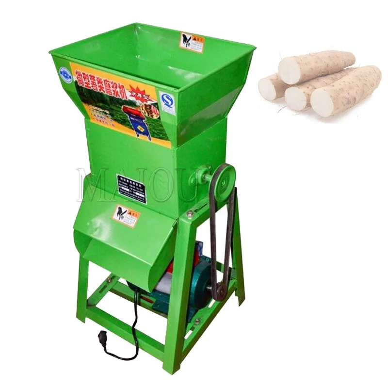 Molinillo de mandioca de patata dulce eléctrico comercial, trituradora de Taro, refinador de pulpa de almidón húmedo, separador