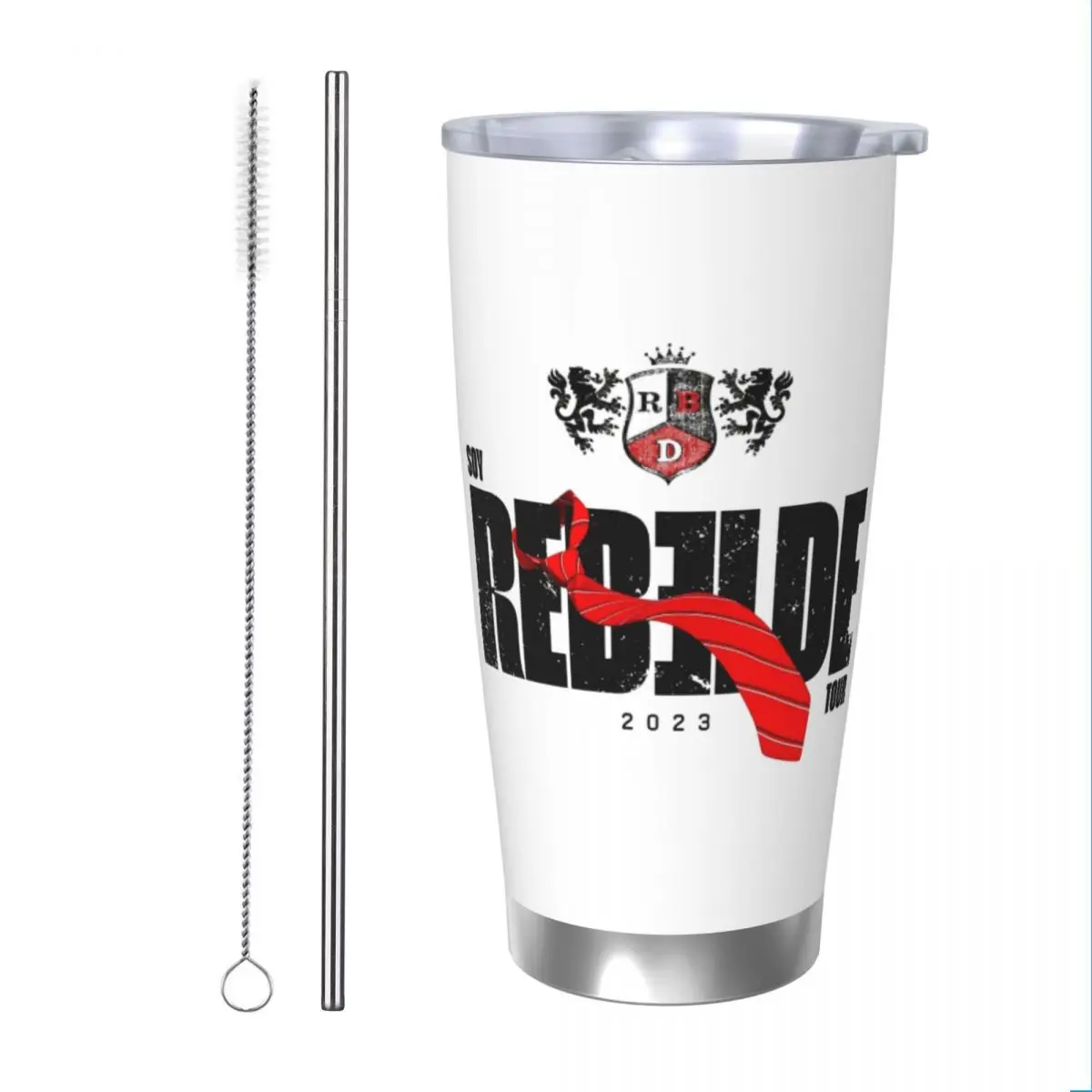 Soy Rebelde Insulated Tumbler with Straws RBD Mexican Vacuum Coffee Mugs Double Wall Thermos Bottle Cups, 20oz