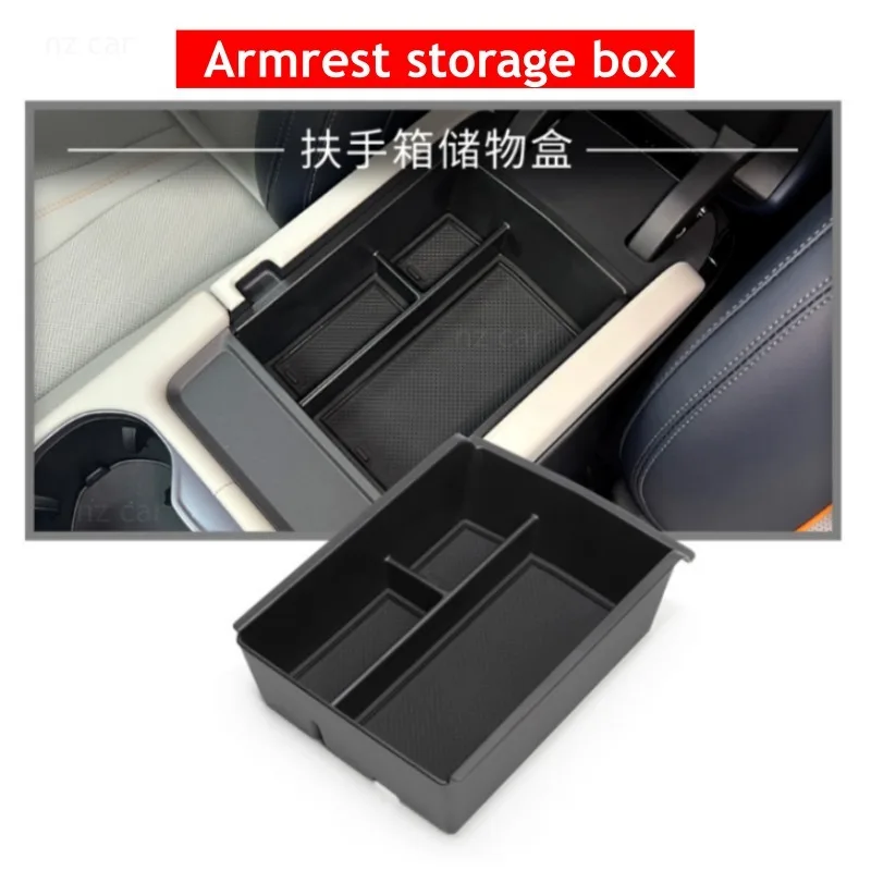 Armrest Storage Box Cup Holder for BYD Seal U Sealion 6 Song Plus Champion Edition 2023 2024 2025 Car Interior Accessories