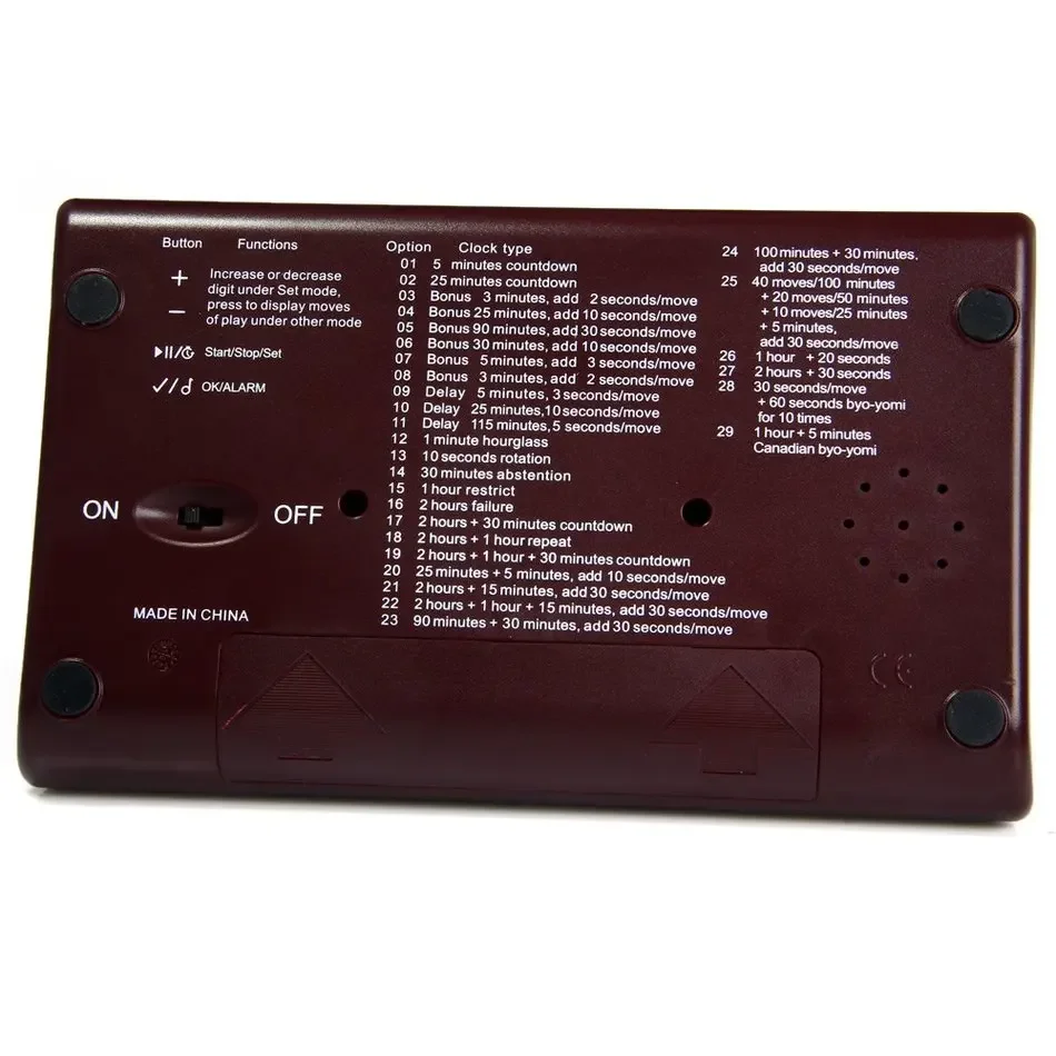Многофункциональные цифровые шахматные часы LEAP PQ9903A с таймером для счета вверх/вниз, будильником и таймером для игр (Weiqi, шахматы)