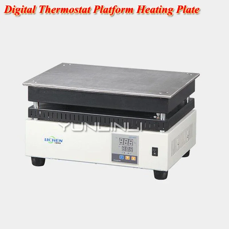 300*200mm Digital Thermostat Platform Heating Plate Electronic Plate Preheating Station Stainless Steel Preheater DB-XAB