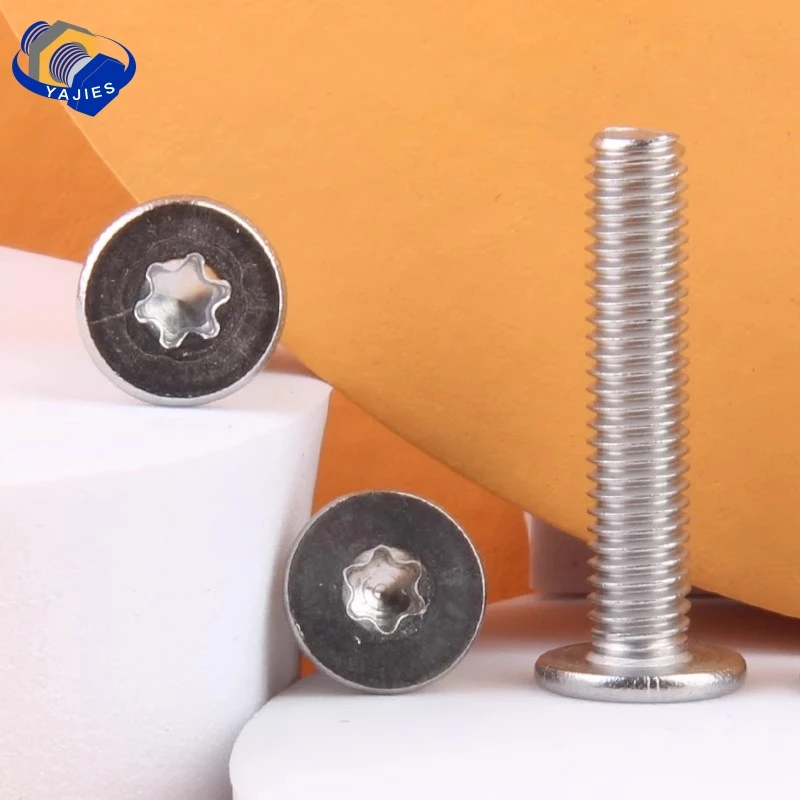 CM SS A2-70 5–10 Stück M5 M6 304 Edelstahlschrauben sechs 6-Lobe Torx ultradünne Super Low Flat Wafer Head Bolt Screw