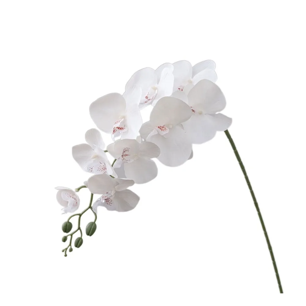

9 Head Artificial Phalaenopsis Branches Real Touch Realistic Artificial Butterfly Orchid Flower Handmade Simulation Plant
