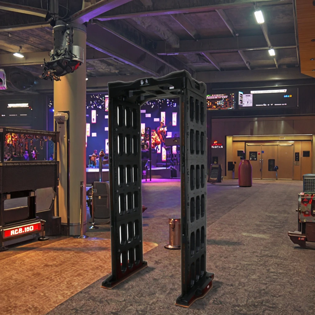 

Portable Collapsible Walk-Through Metal Detector Gate Enhanced Security on the Go Industrial Metal Detectors