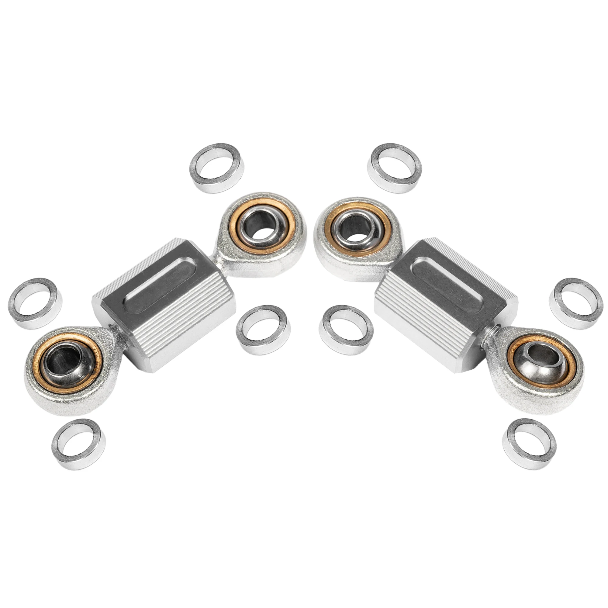 

Chrome External Connecting Rod Sway Bar End Heim Joint Set Linkage Aluminum for Can-Am Spyder F3 RT ST & RS 2013+ Models