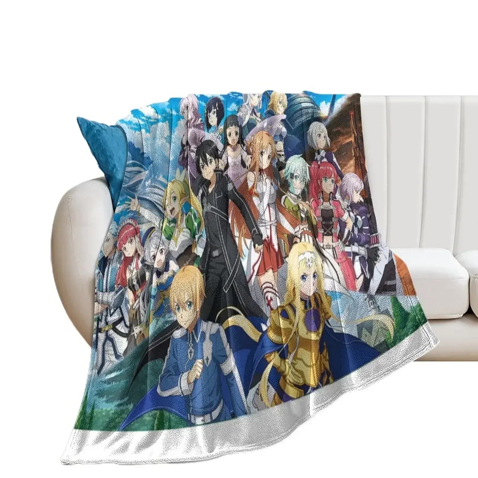 

Sword Art Throw Blanket Soft Beds Fashion Sofas Blankets